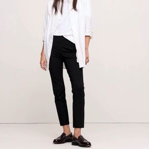 Theory • Tennyson Knit Tech Trouser Pants in Black